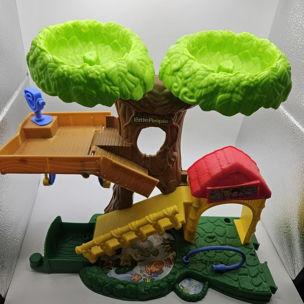 Fisher‎ Price Little People Big Animal Zoo Treehouse Playset Only Swing Pond